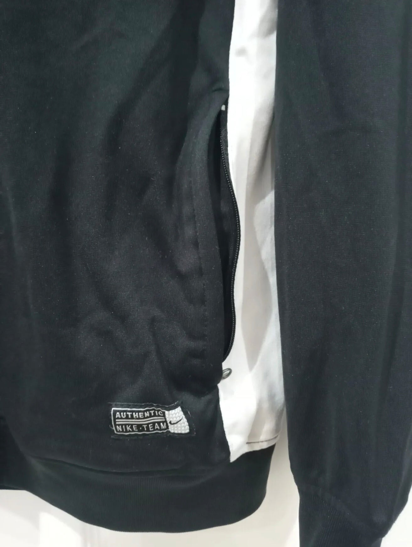 Nike Football full zip tracksuit top, black, size XL
