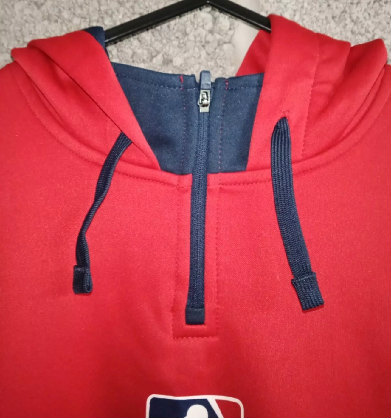 Majestic St Louis Cardinals MLB Baseball pull over hoodie, red, size Medium