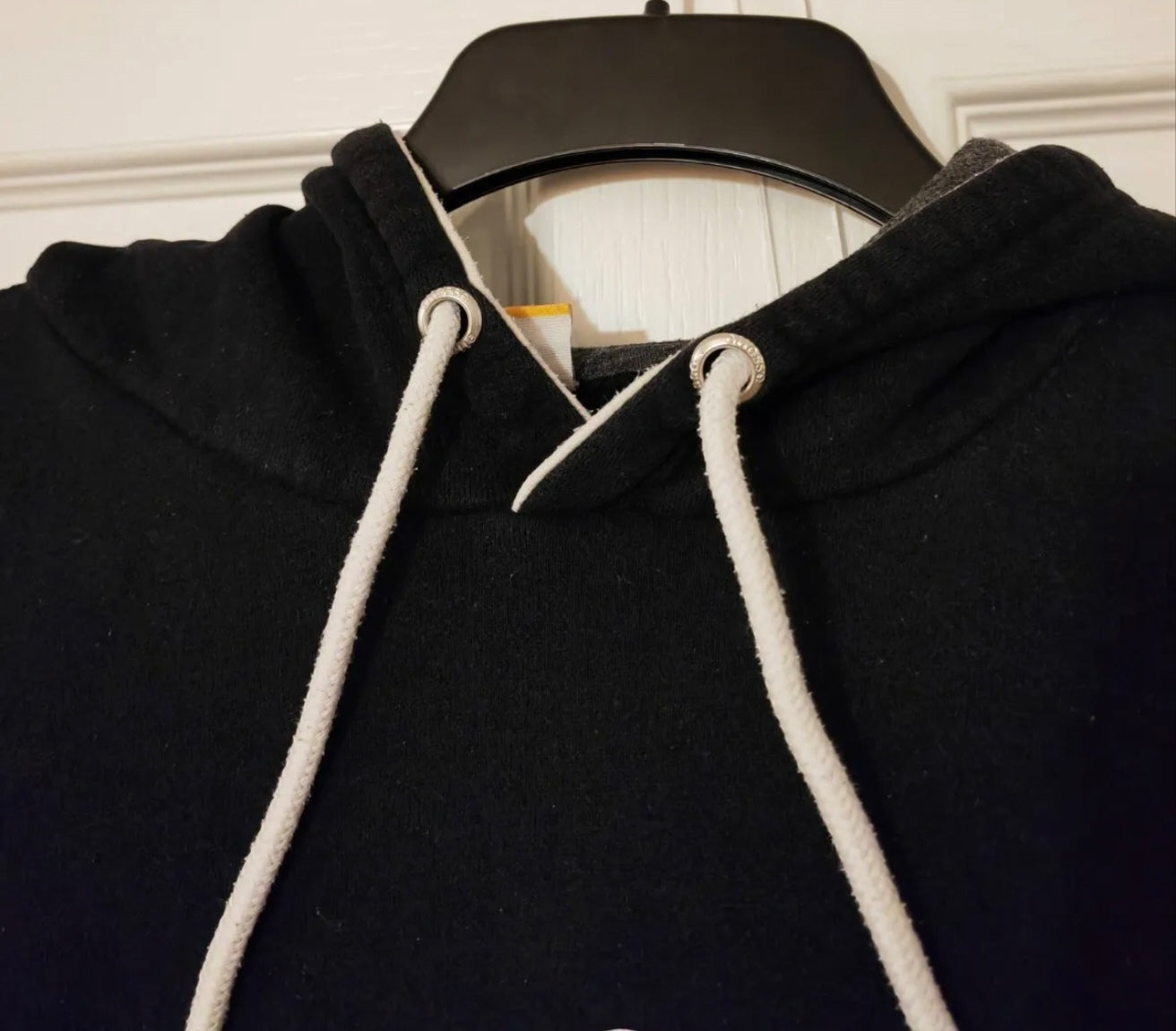 Ellesse Pullover Hoodie, Black/Grey, Size Large
