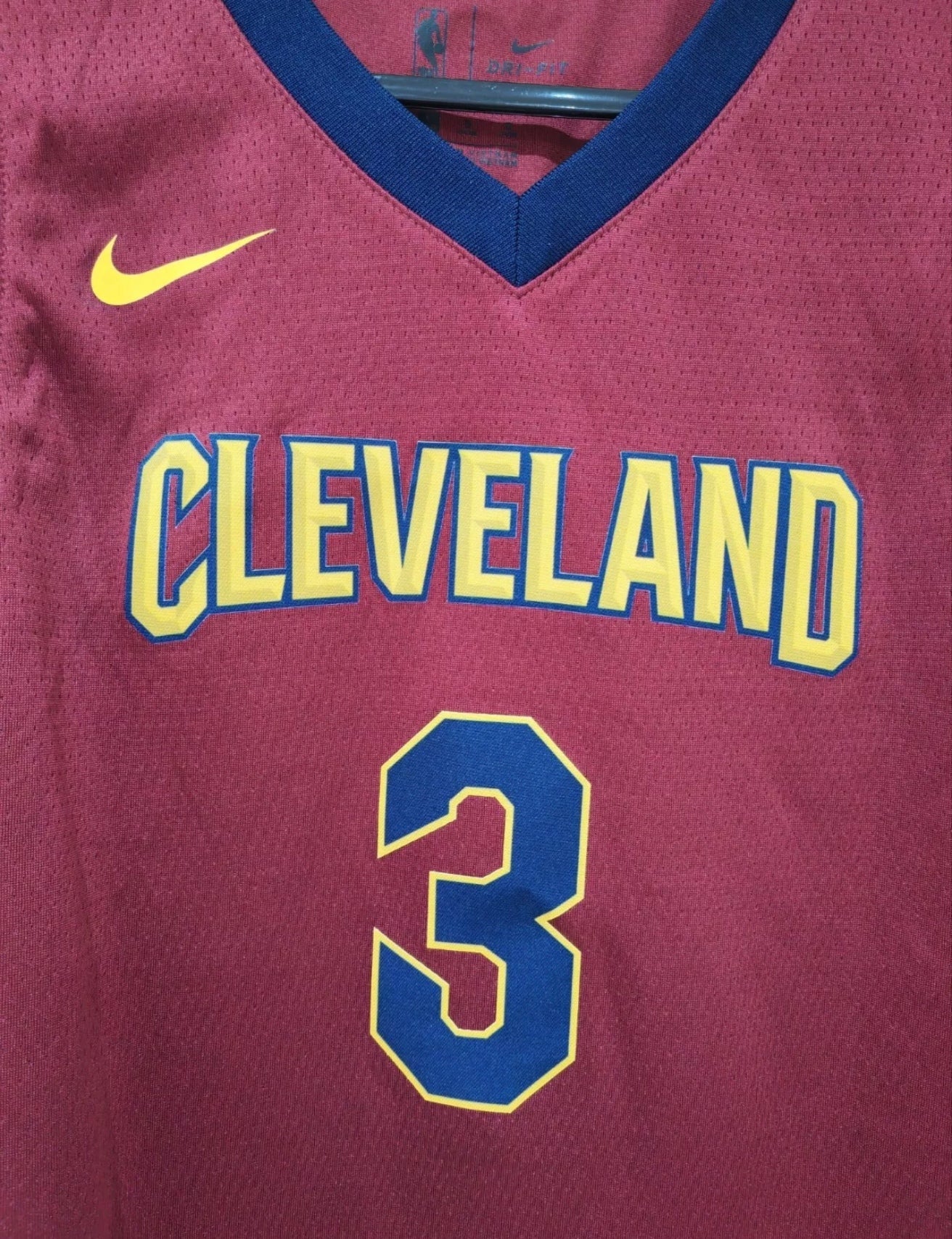 Youth Nike Cleveland Cavaliers NBA Basketball Jersey, #3 Thomas, Size YL