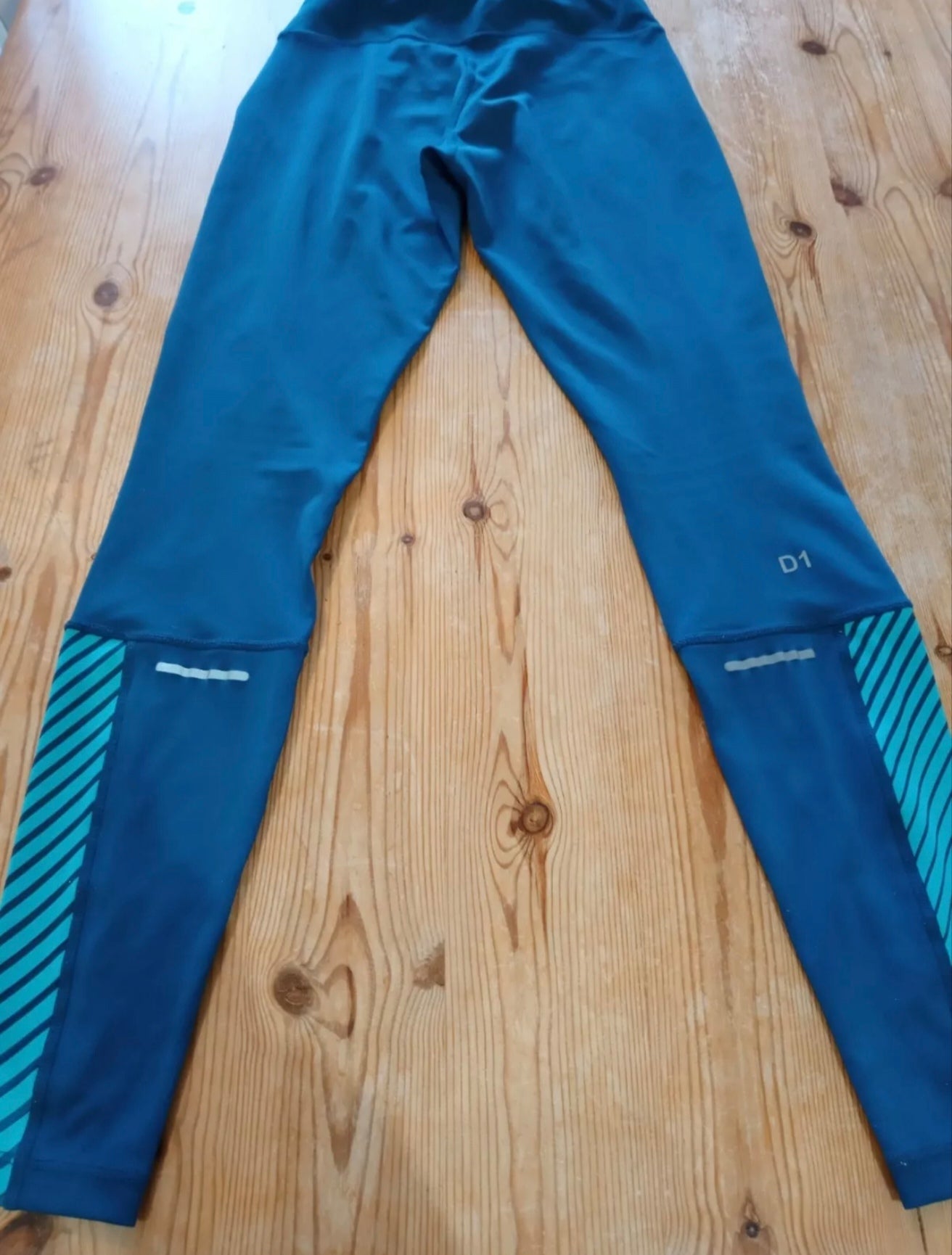 Women's Asics full leg running leggings, Turquoise, size XS