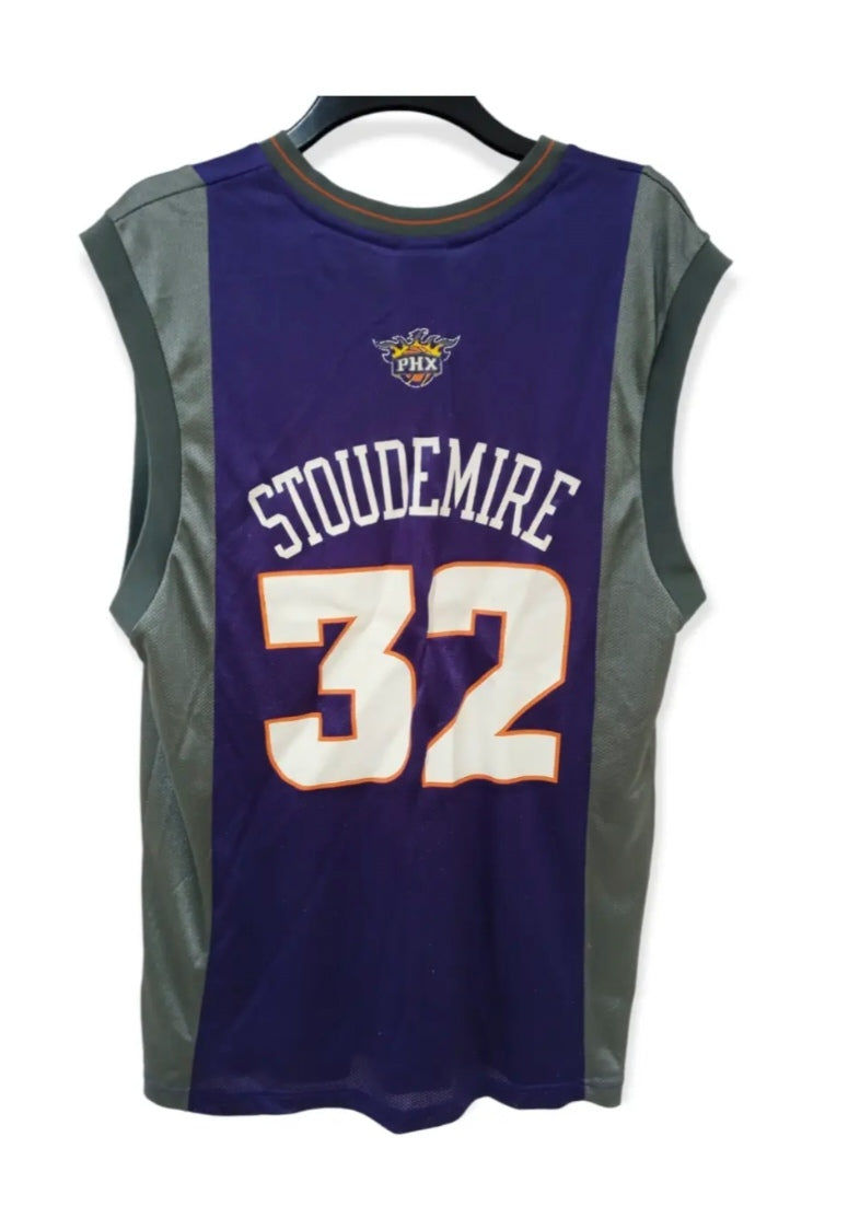 Reebok Phoenix Suns NBA Basketball jersey, #32 Stoudemire, purple, size Medium