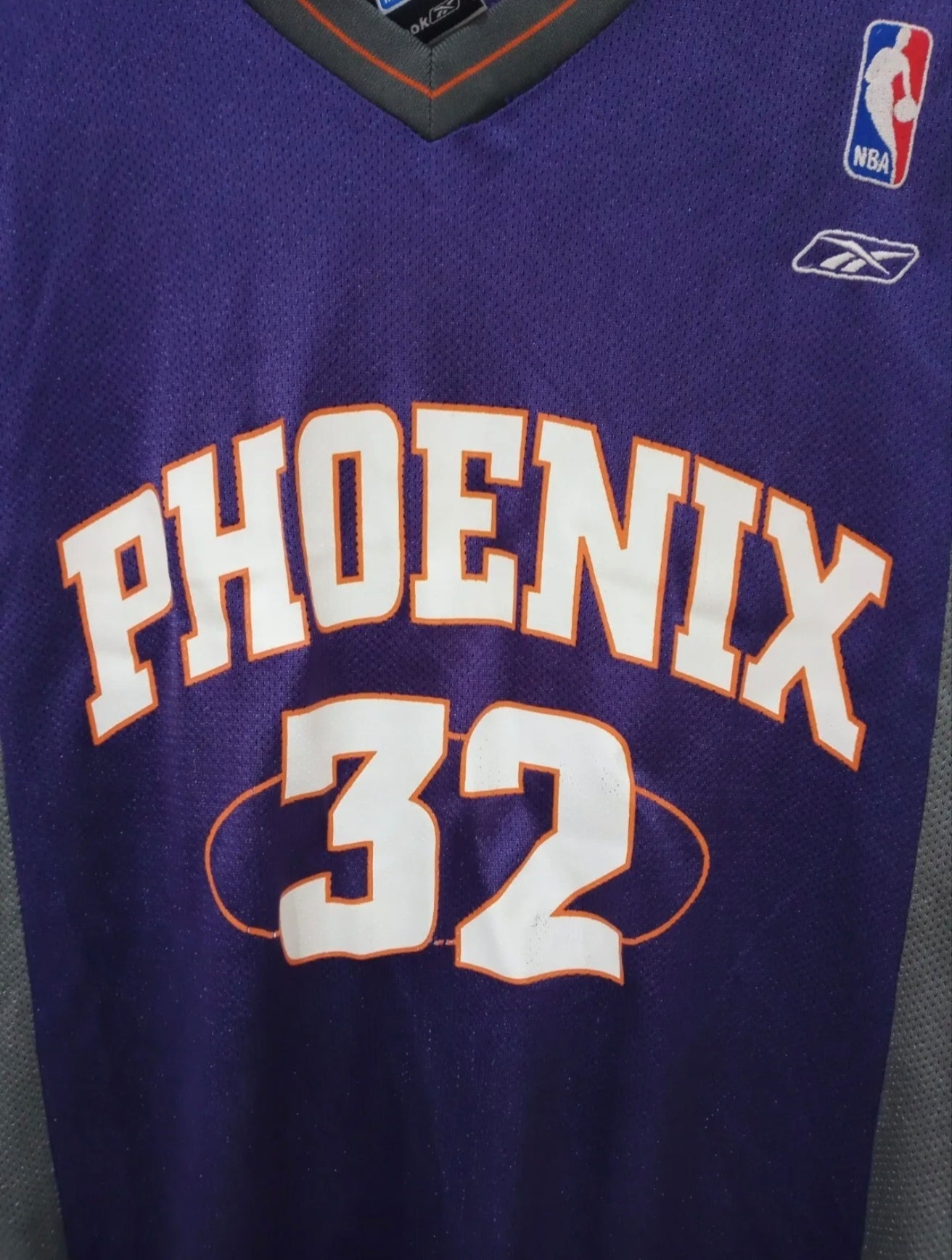 Reebok Phoenix Suns NBA Basketball jersey, #32 Stoudemire, purple, size Medium