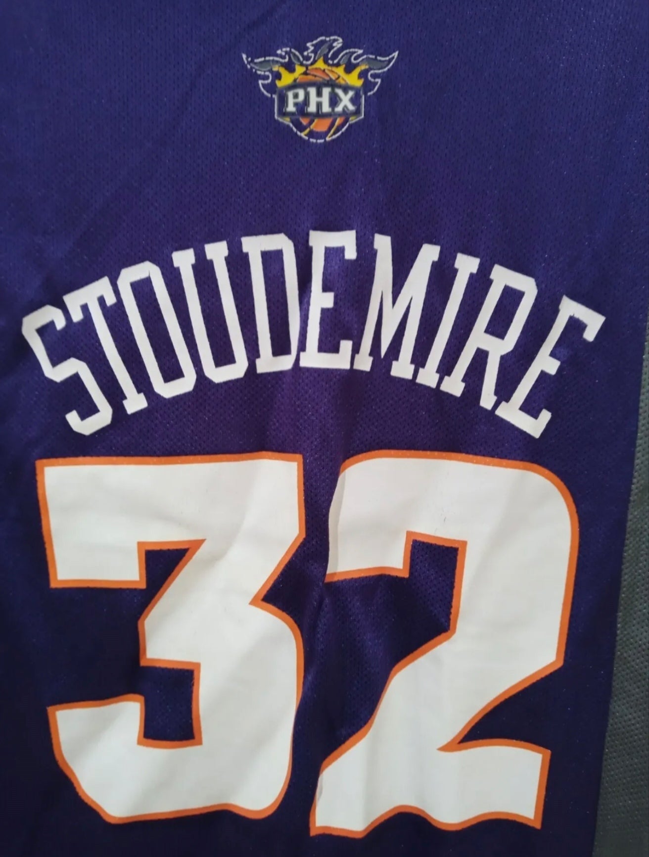 Reebok Phoenix Suns NBA Basketball jersey, #32 Stoudemire, purple, size Medium