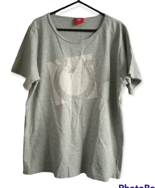 Women s NFL Indianapolis Colts t shirt, grey, size Large
