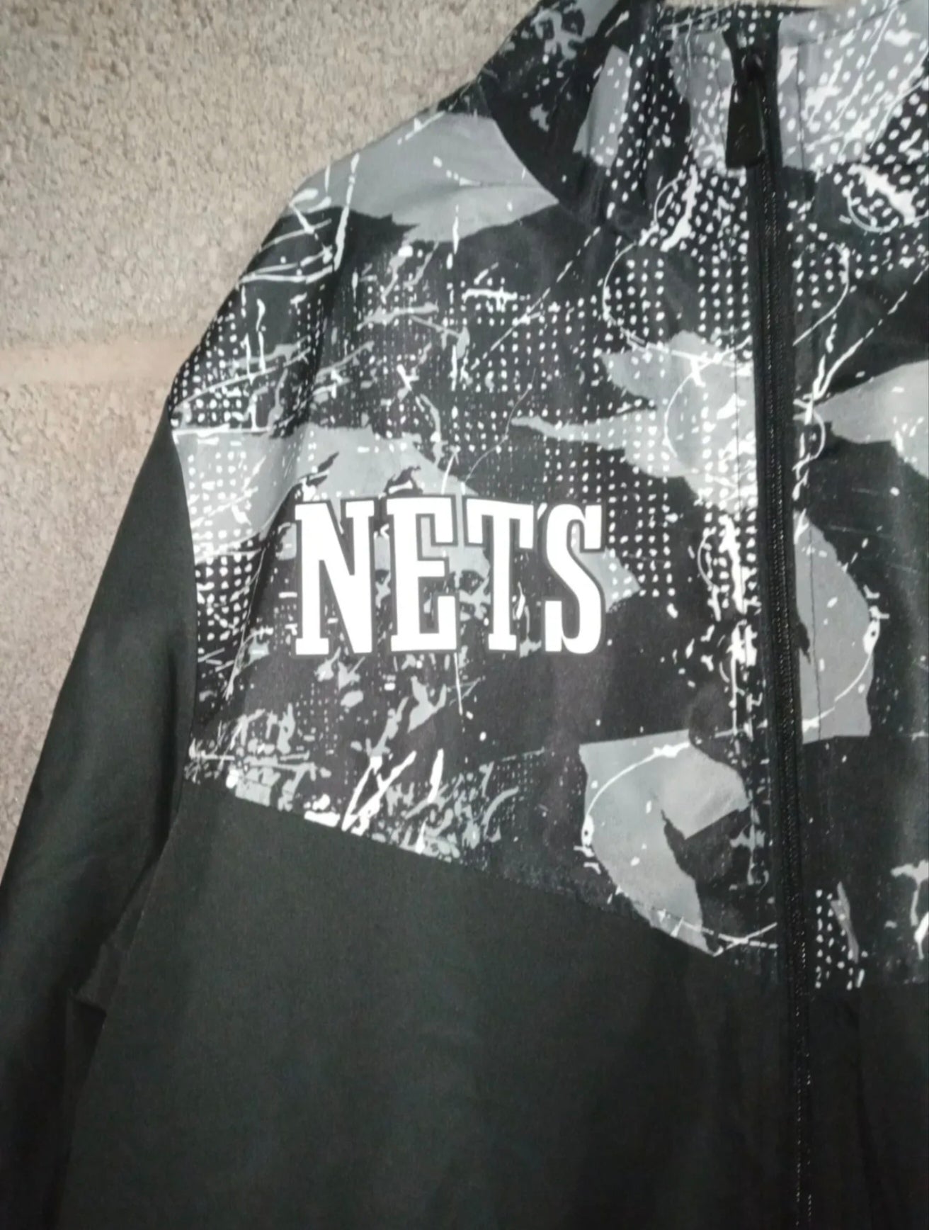 New Era Brooklyn Nets NBA full zip jacket, BRAND NEW, black, size Medium
