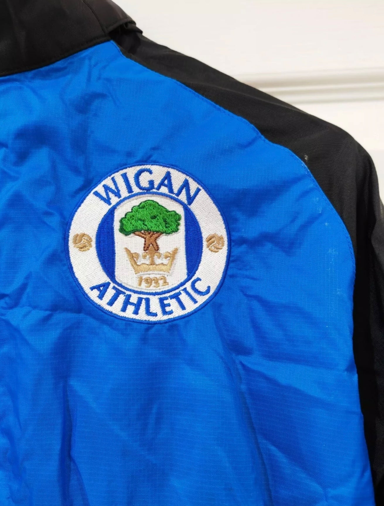 Youth Puma Wigan Athletic Full Zip Hooded Track Top, Blue, Size 13-14 years
