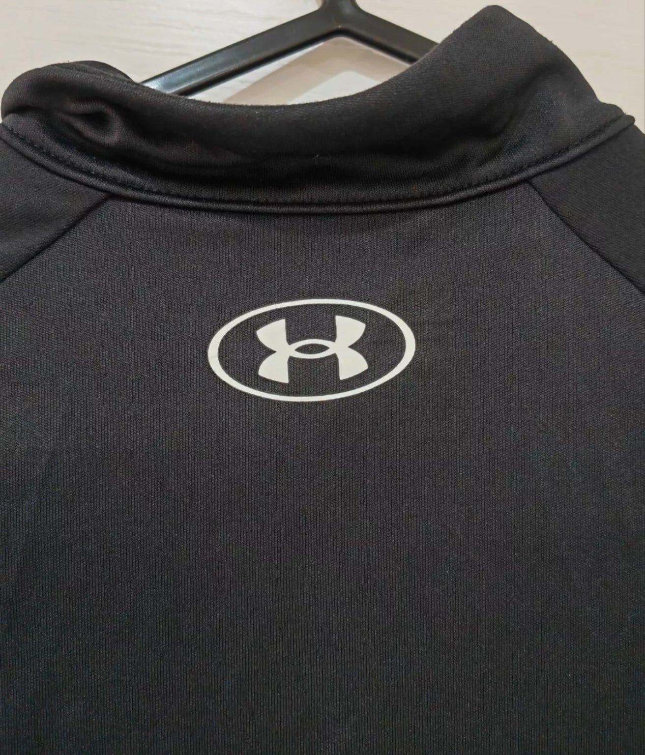 Youth Under Armour Long Sleeve 1/4 Zip Training Top, Black, Size YS