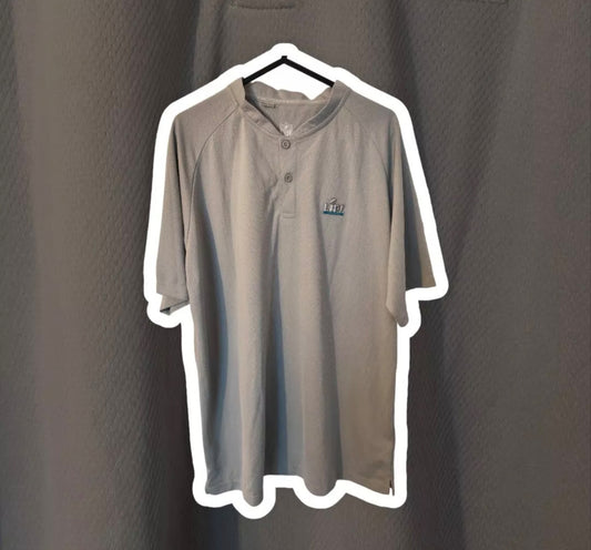 NFL Super Bowl LIV Miami Polo Shirt, Grey, Size Large