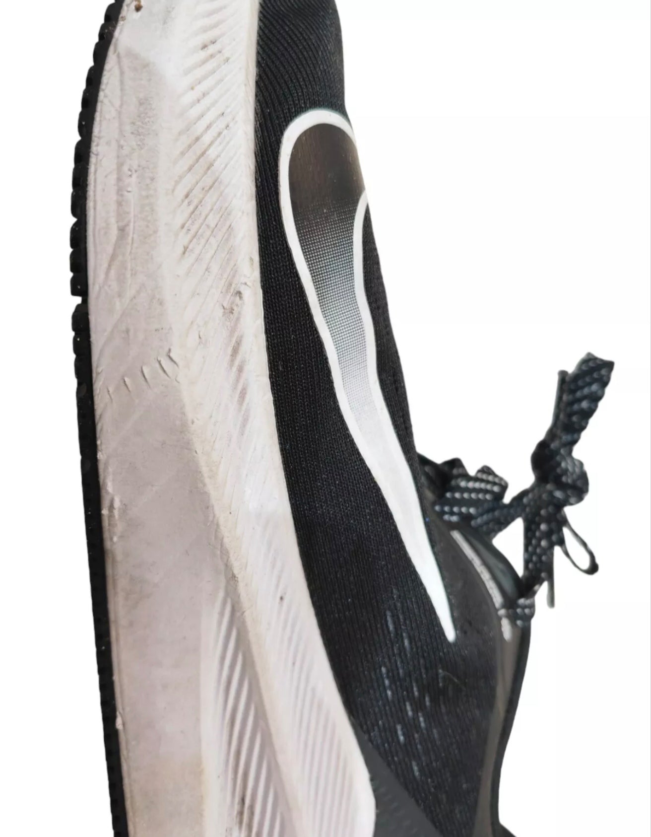 Women's Nike Winflo Running Trainers, Black/White, Size 6