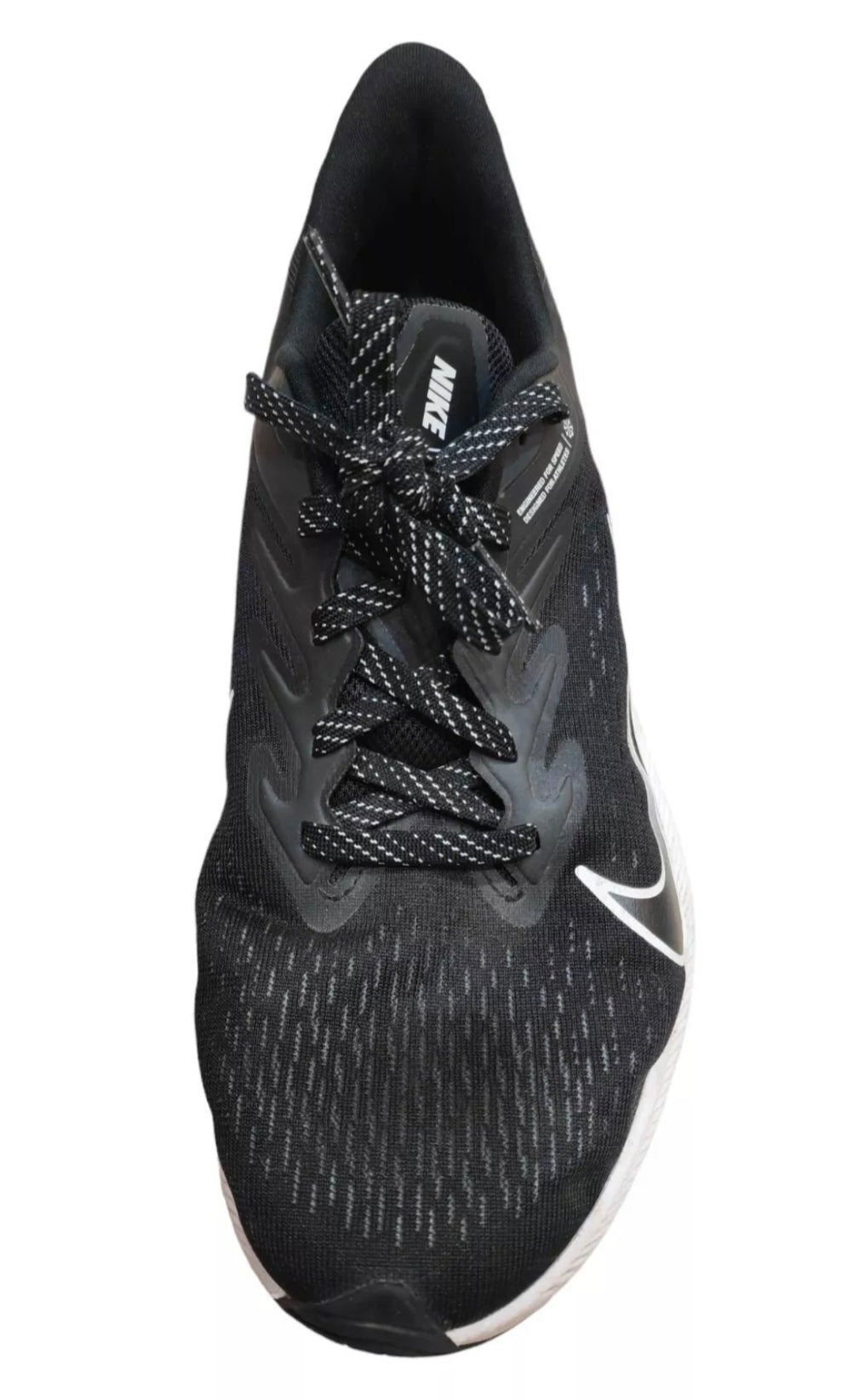 Women's Nike Winflo Running Trainers, Black/White, Size 6