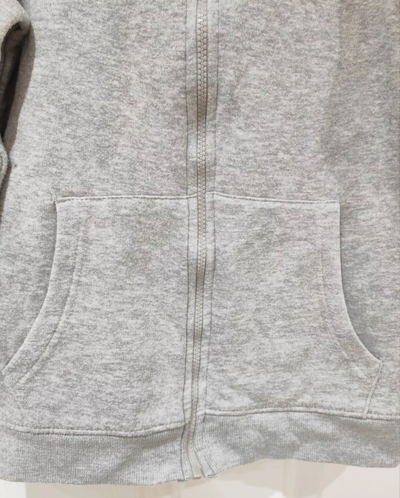 Youth Hype Full Zip Hoodie, Grey, Size 11-12 Years
