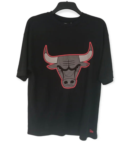 New Era Chicago Bulls NBA t shirt, black, size Medium