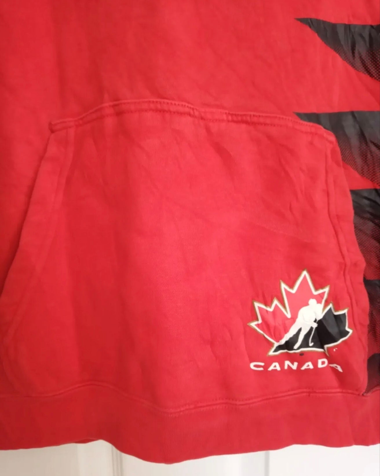 Nike Team Canada Ice Hockey pull over hoodie, red, size Medium