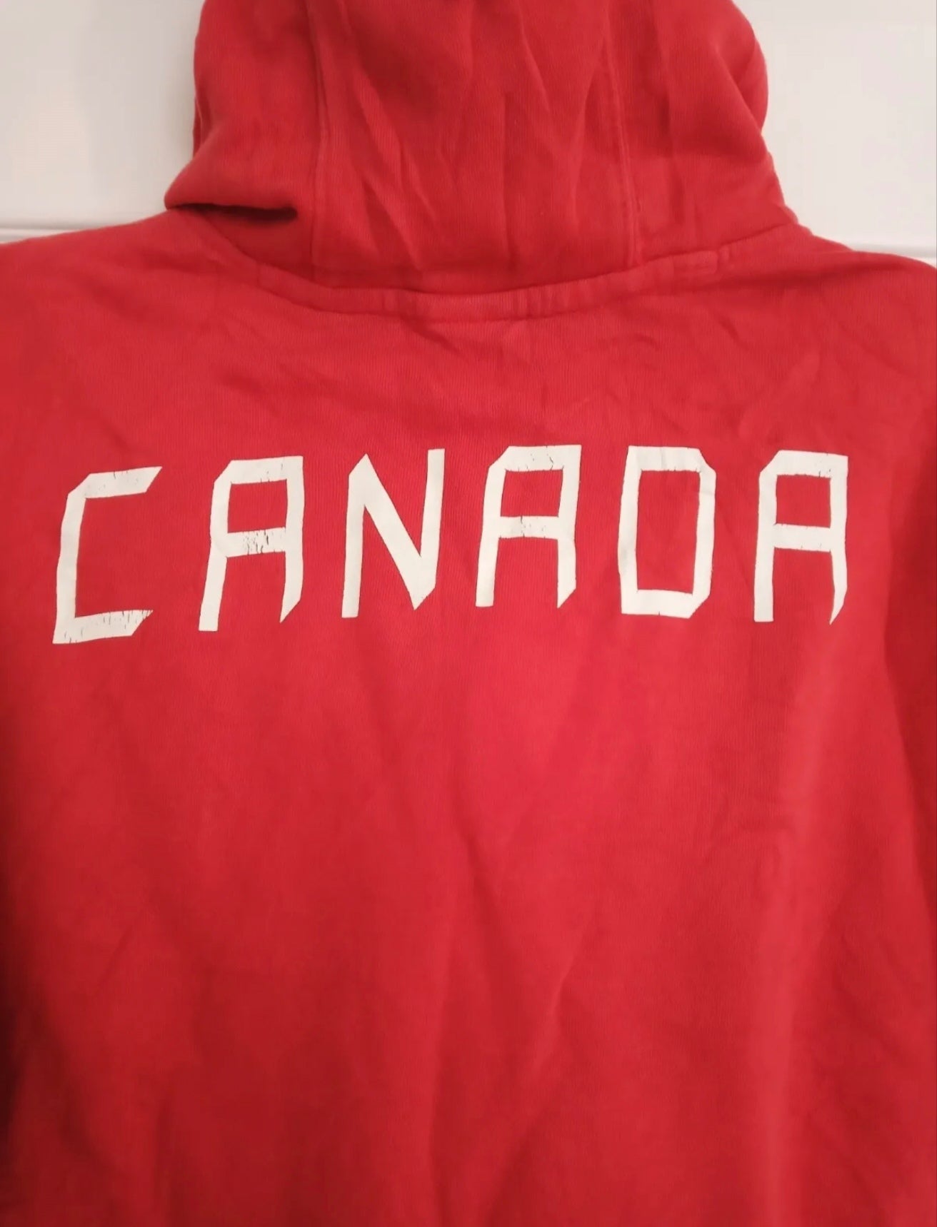 Nike Team Canada Ice Hockey pull over hoodie, red, size Medium