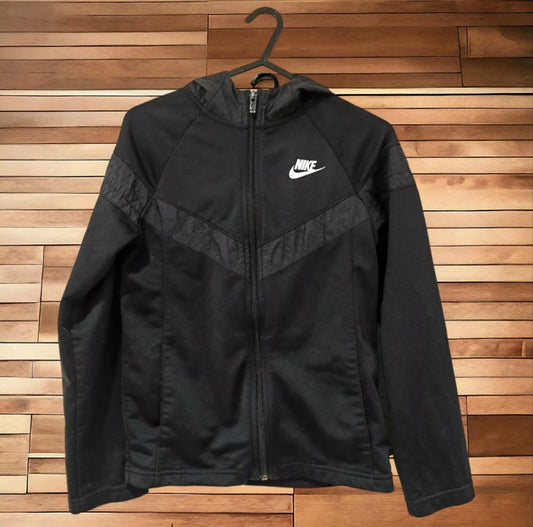 Youth Nike Full Zip Hoodie, Black, Size YM