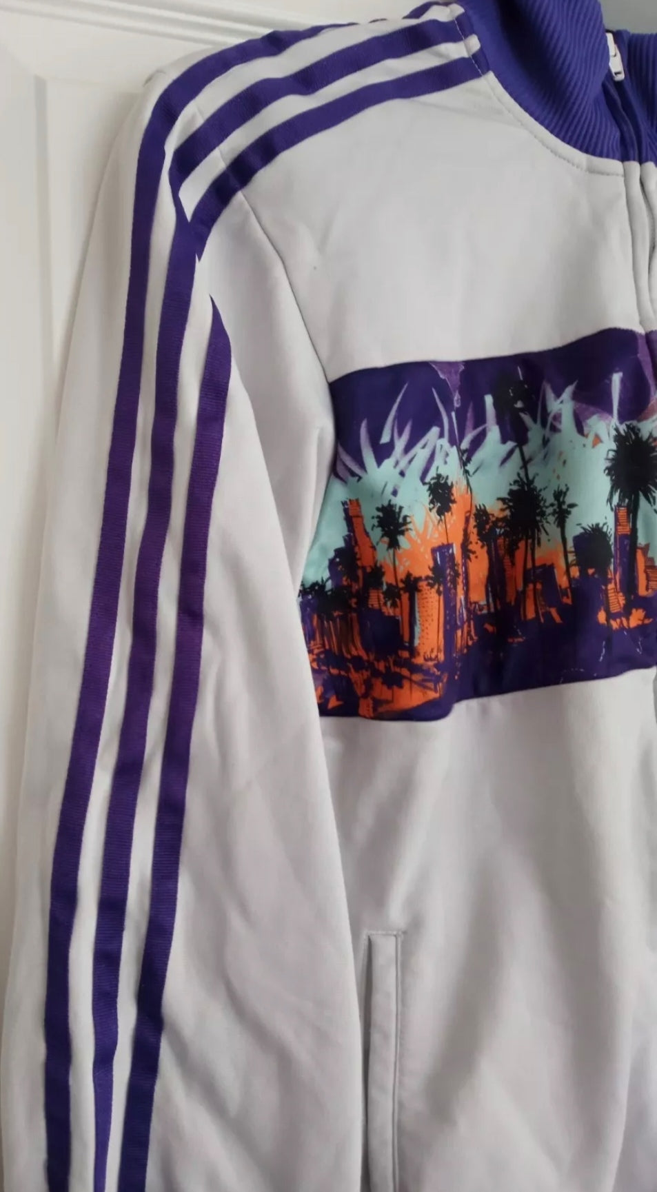 Adidas Originals Los Angeles Lakers limited edition track top, size Small