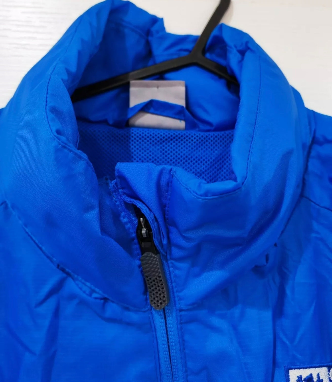 Puma Tranmere Rovers Full Zip, Hooded Rain Coat, Blue, Size Medium