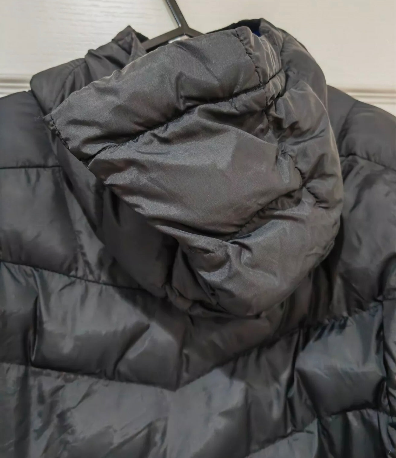 Boys Mountain Elite Full Zip, Hooded Puffer Coat, Black, Size 8-9 Years