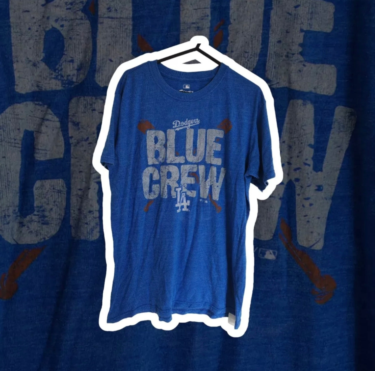 Fanatics Los Angeles Dodgers MLB Baseball T Shirt, Blue, Size Medium