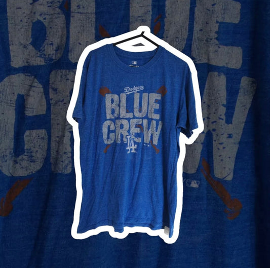 Fanatics Los Angeles Dodgers MLB Baseball T Shirt, Blue, Size Medium