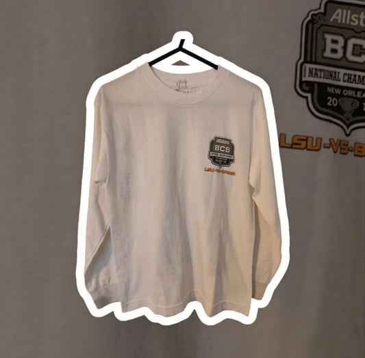 Youth 2012 NCAA National Championship Alabama V LSU Long Sleeve T Shirt, Size YM