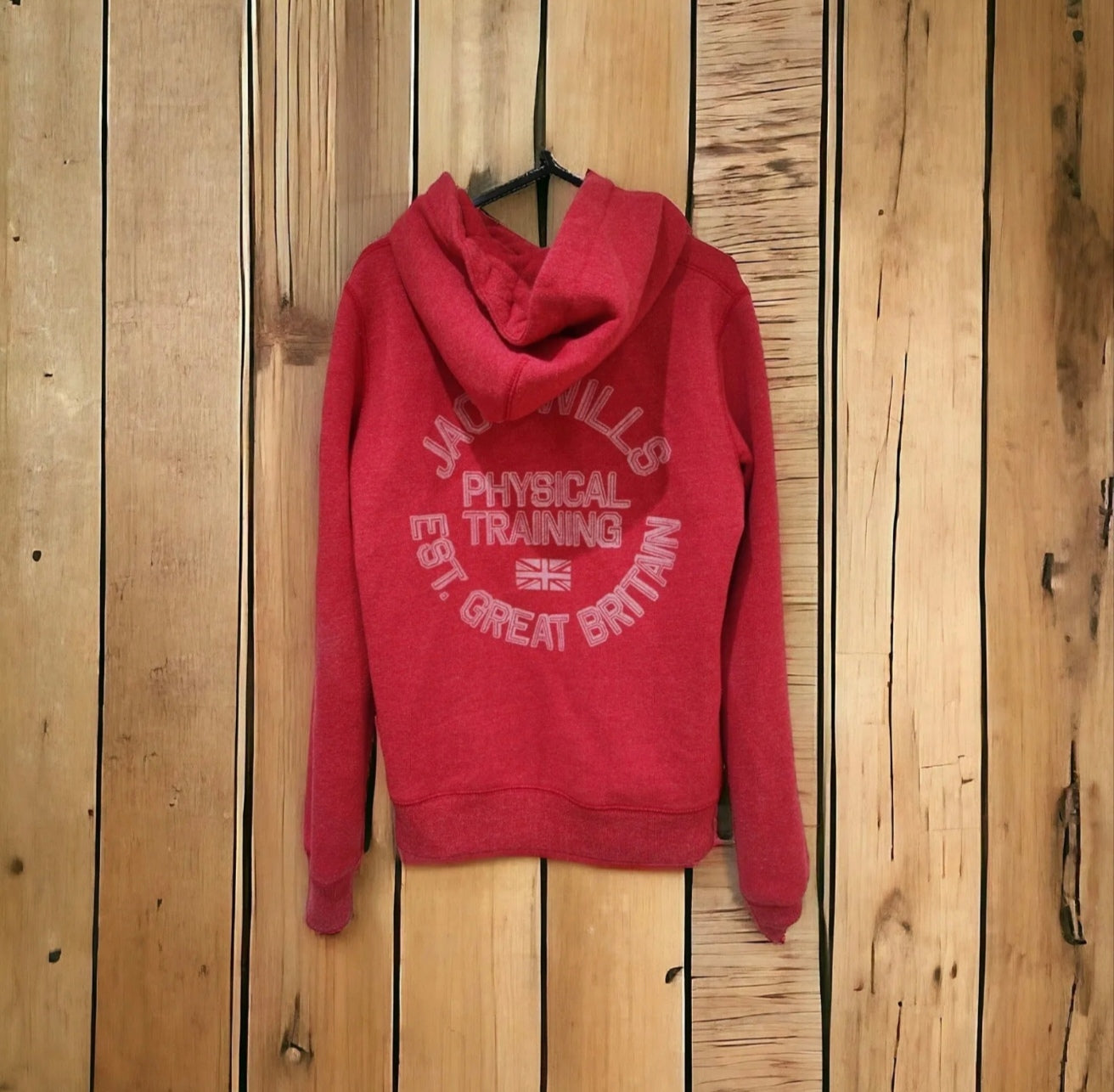 Women's Jack Wills Pullover Hoodie, Pink, Size 10