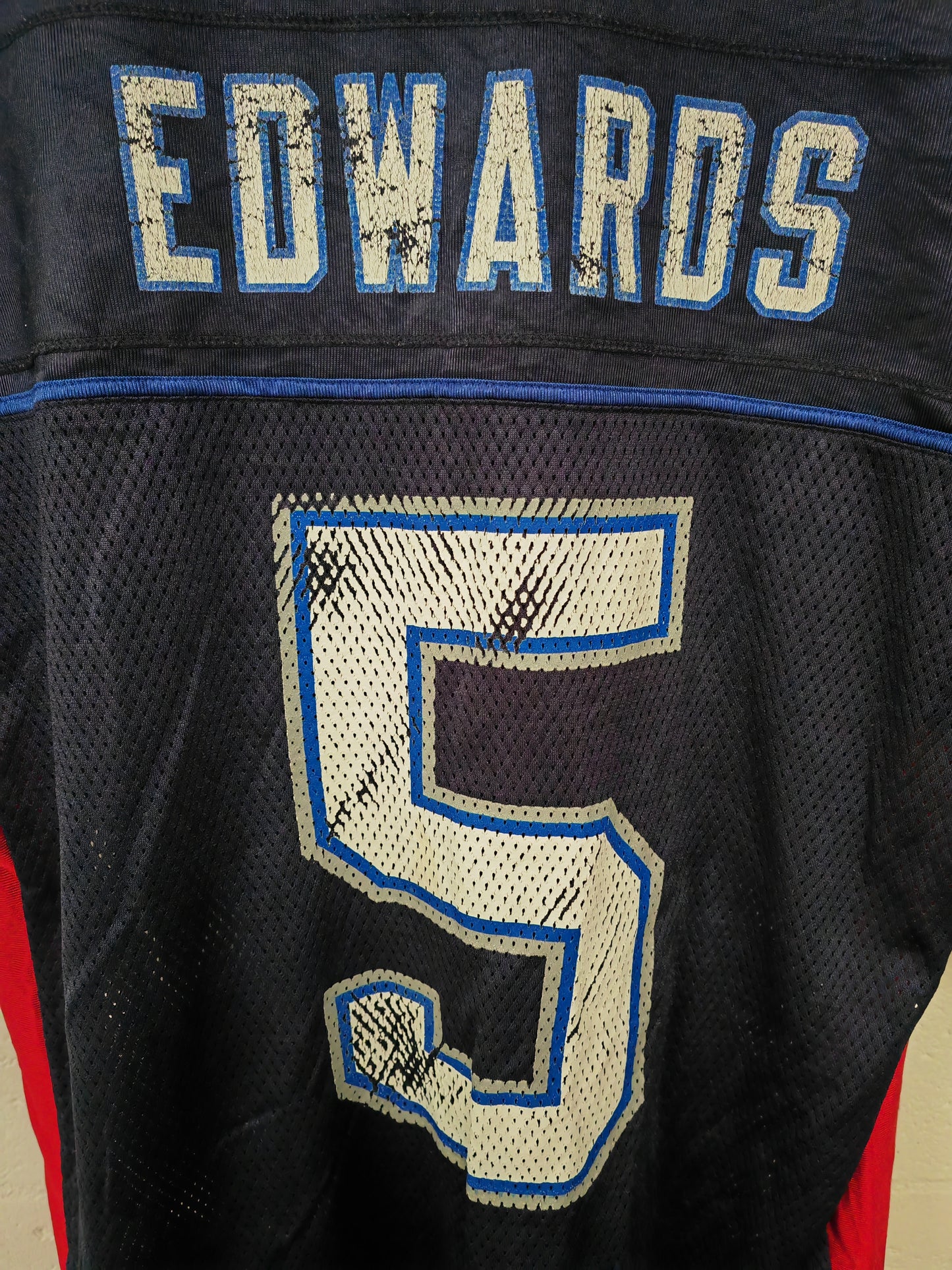 Reebok Buffalo Bills NFL Jersey, #5 Edwards, Navy Blue, Size Medium