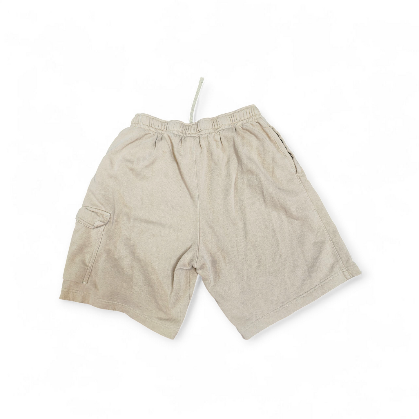 Nike Sweat Shorts, Beige, Size Medium
