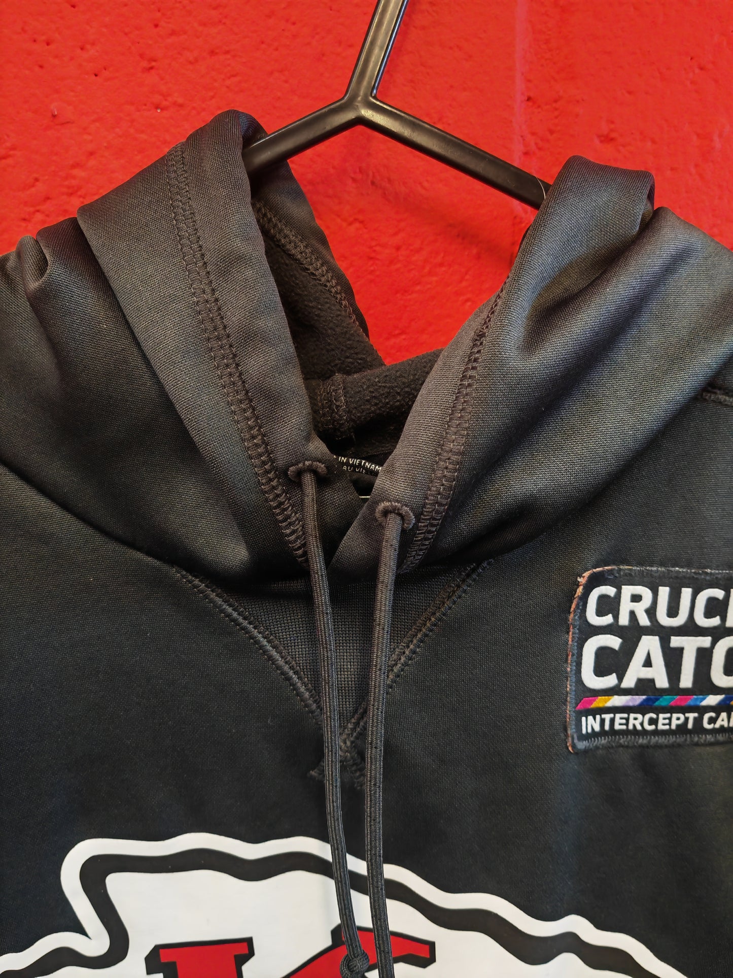 Nike Kansas City Chiefs NFL Crucial Catch Pullover Hoodie, Grey, Size Large