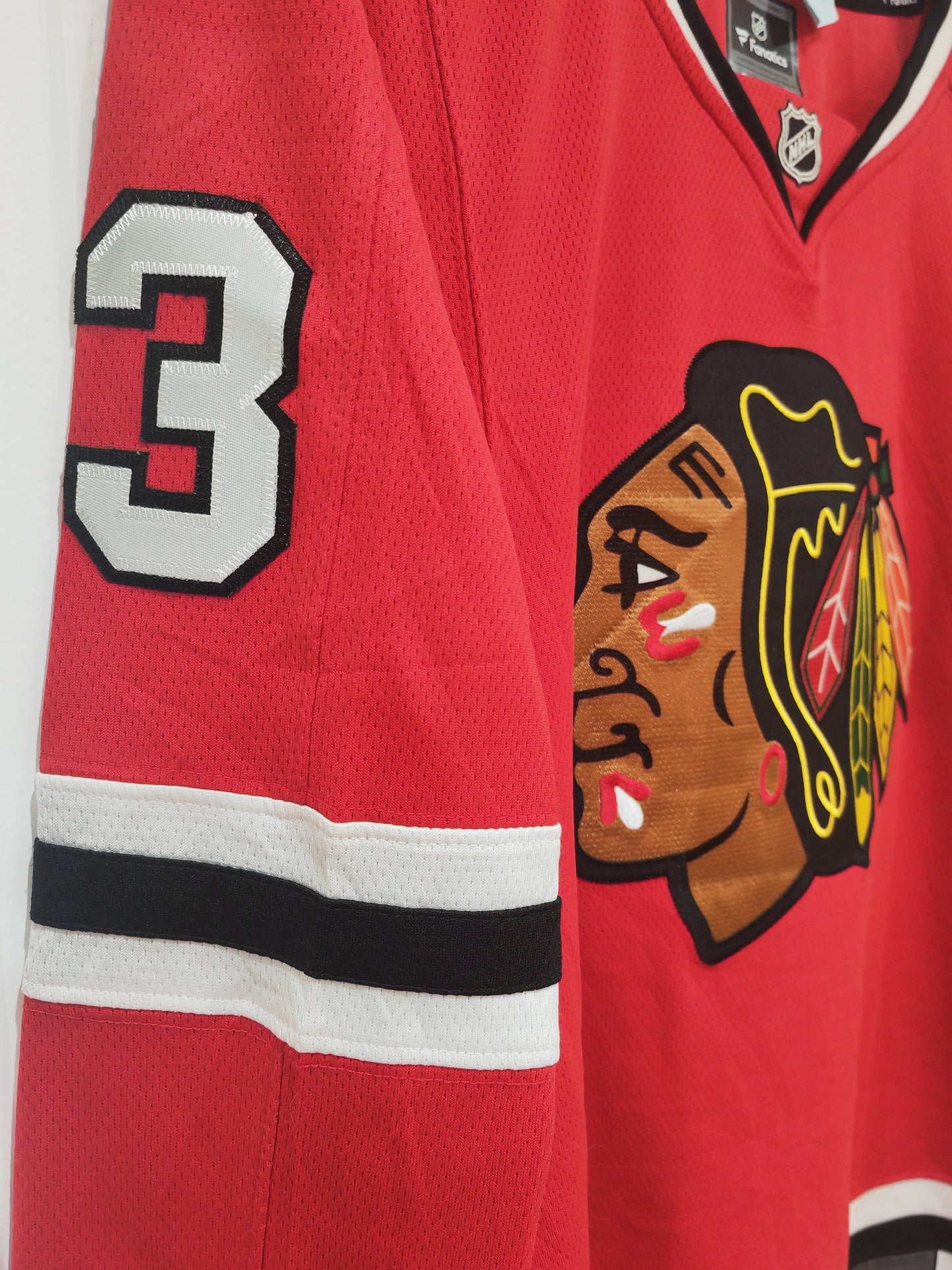 Women's Fanatics Chicago Blackhawks NHL Jersey, #13, Red, Size Small