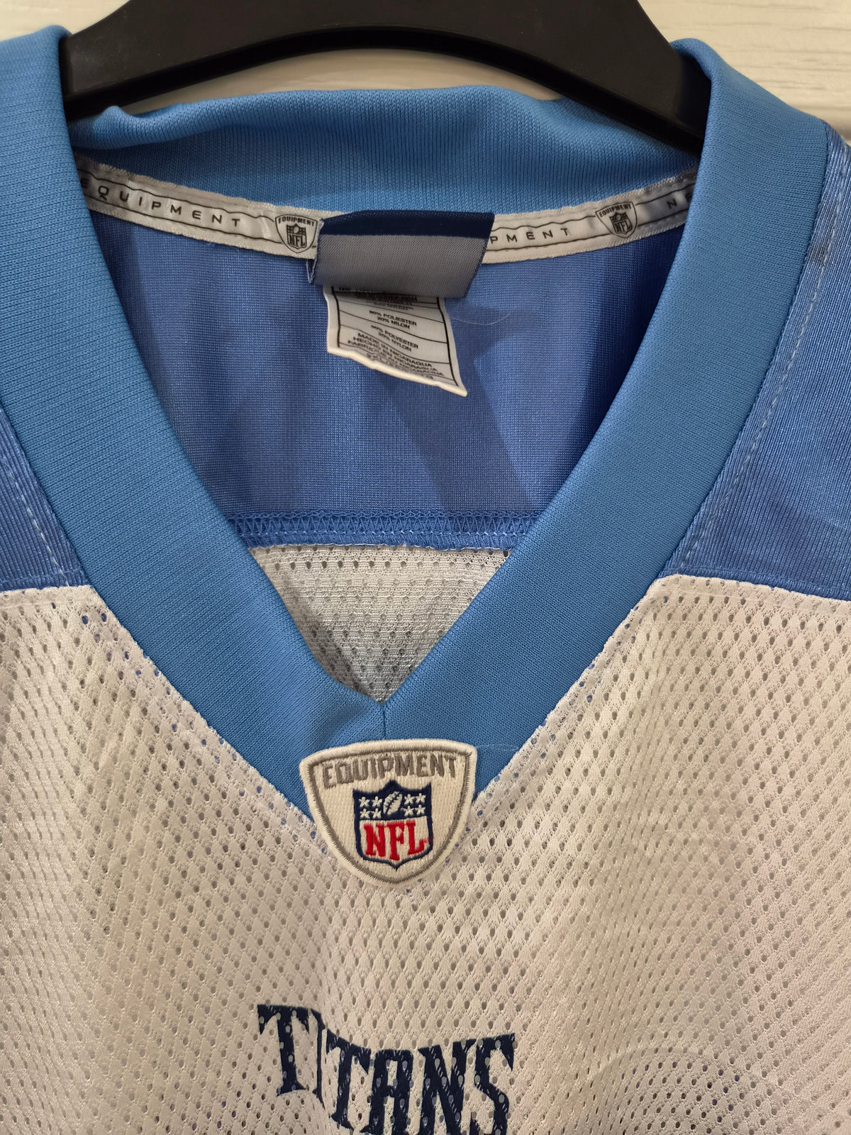 Reebok Tennessee Titans NFL Jersey, #10 Locker, White, Size XXL