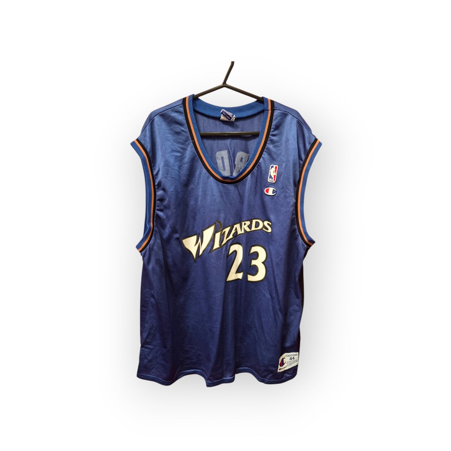 Champion Washington Wizards NBA Jersey, #23 Jordan, Blue, Size Large