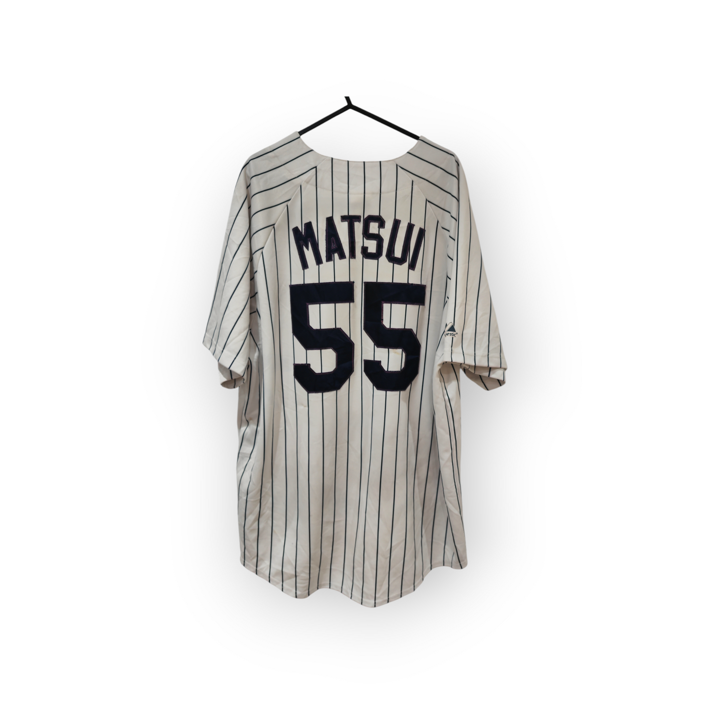 Majestic New York Yankee's MLB Baseball Jersey, #55 Matsui, White, Size XL