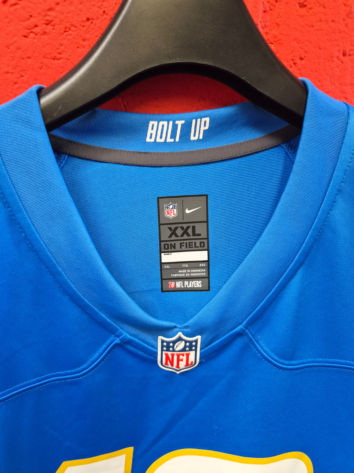 Nike Los Angeles Chargers NFL Jersey, #10 Herbert, Blue, Size XXL