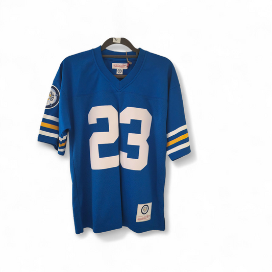 Mitchell & Ness Leeds United NFL Style Jersey, #23, Blue, Size Medium