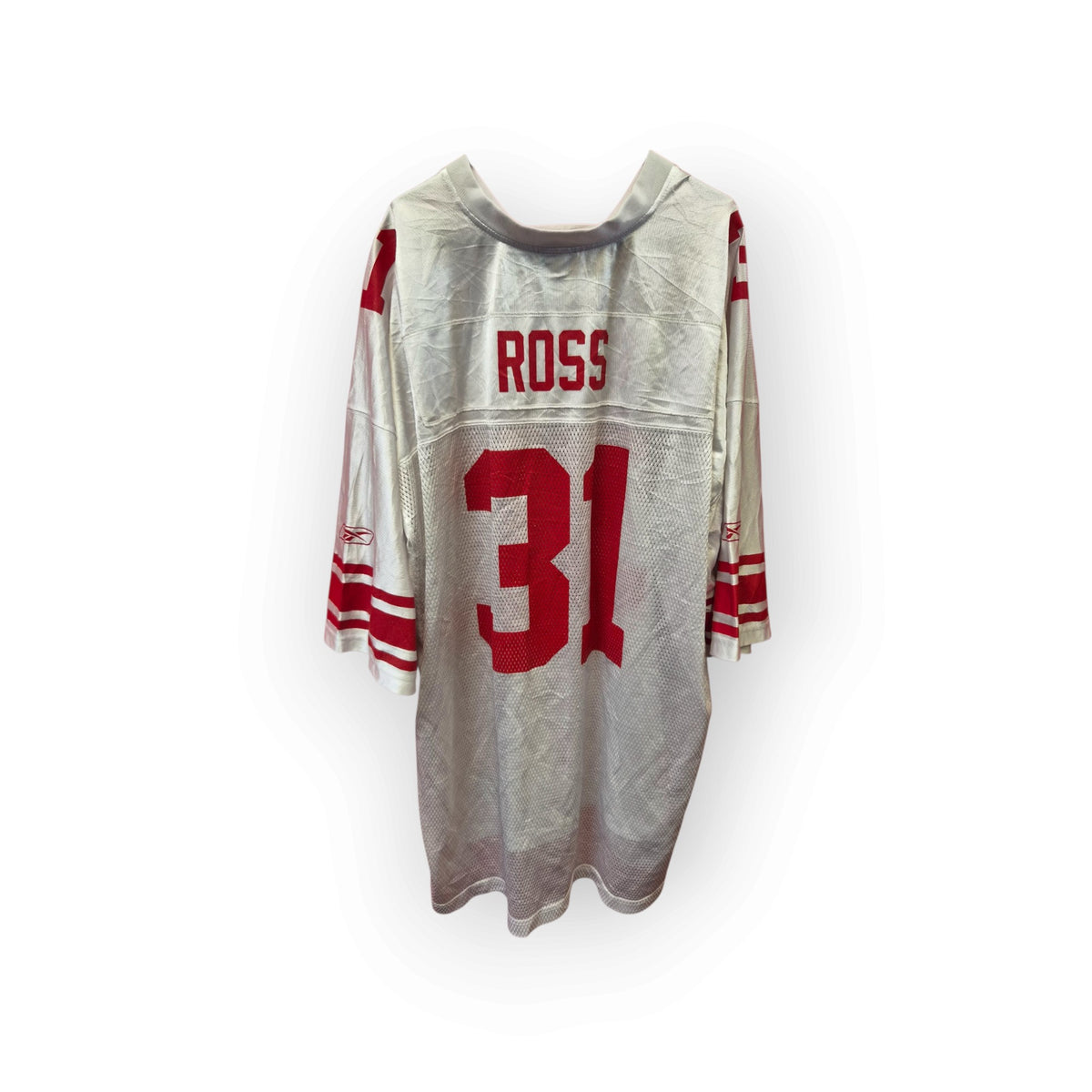 Reebok New York Giants NFL Jersey, #31 Ross, White, Size XXXL