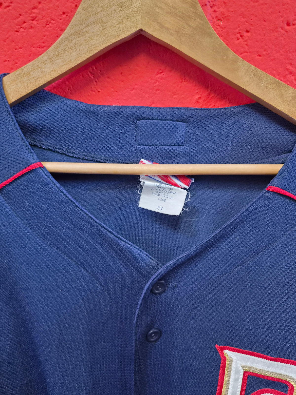 Majestic Washington Nationals MLB Baseball Jersey, Navy, Size XXL