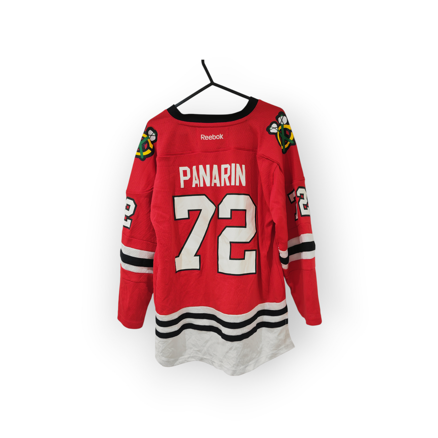 Youth Reebok Chicago Blackhawks NHL Jersey, #72 Panarin, Red, Size YL/XL