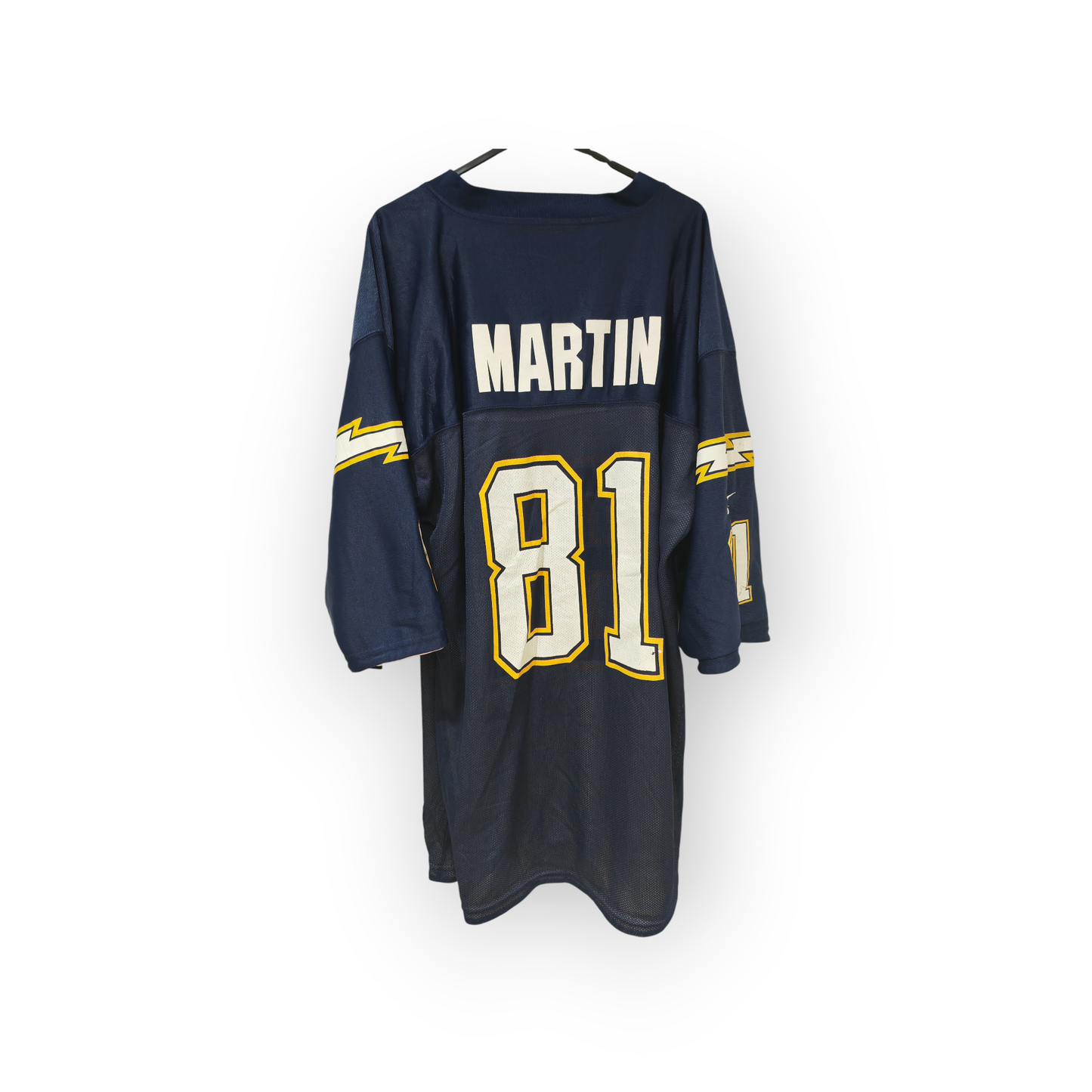Reebok LA/San Diego Chargers Reversible NFL Jersey, #81 Martin, Navy/White, XL