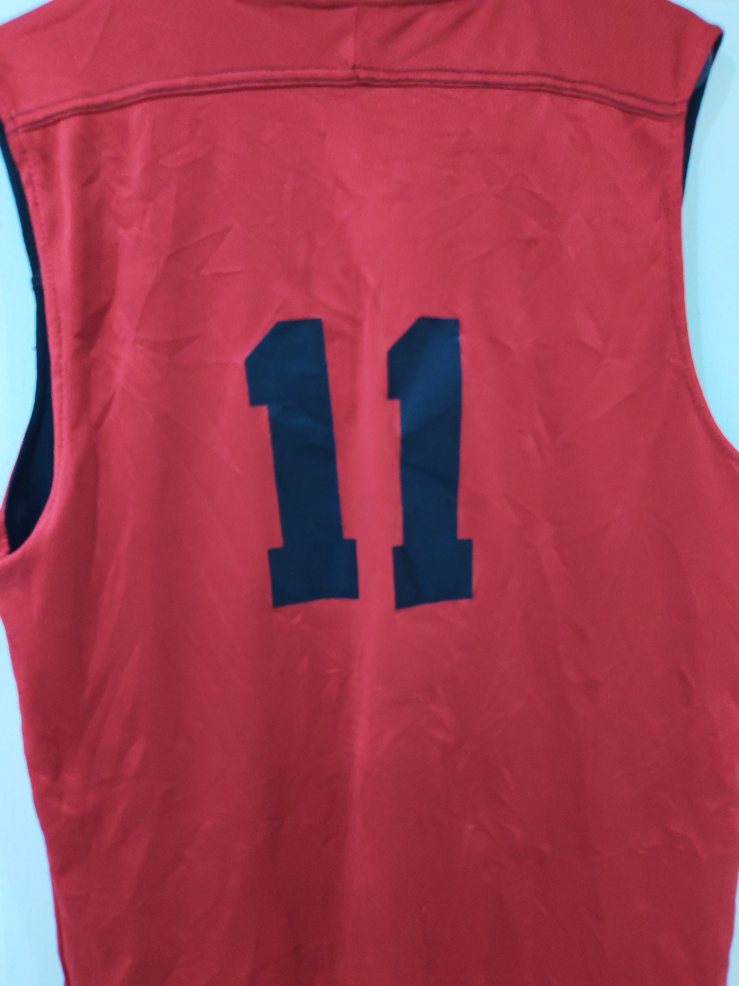 Alleson Athletic Chicago Bulls NBA Reversible Training Jersey, Black/Red, Size Small