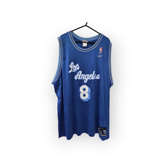 Reebok Los Angeles Lakers NBA Basketball Jersey, #8 Bryant, Blue, Size XXL