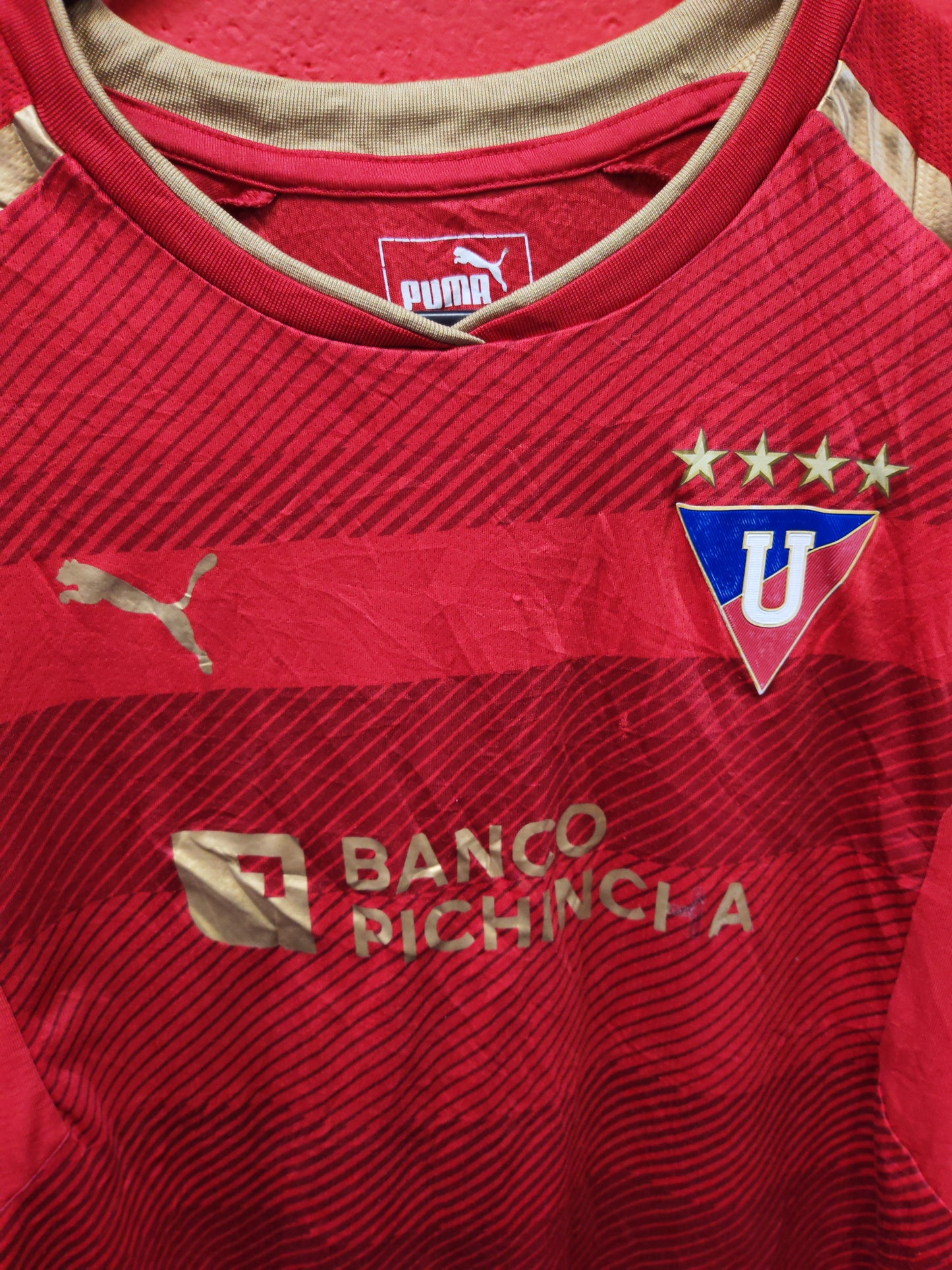 Puma LDU Quito 2019 Away Jersey, Red, Size Small