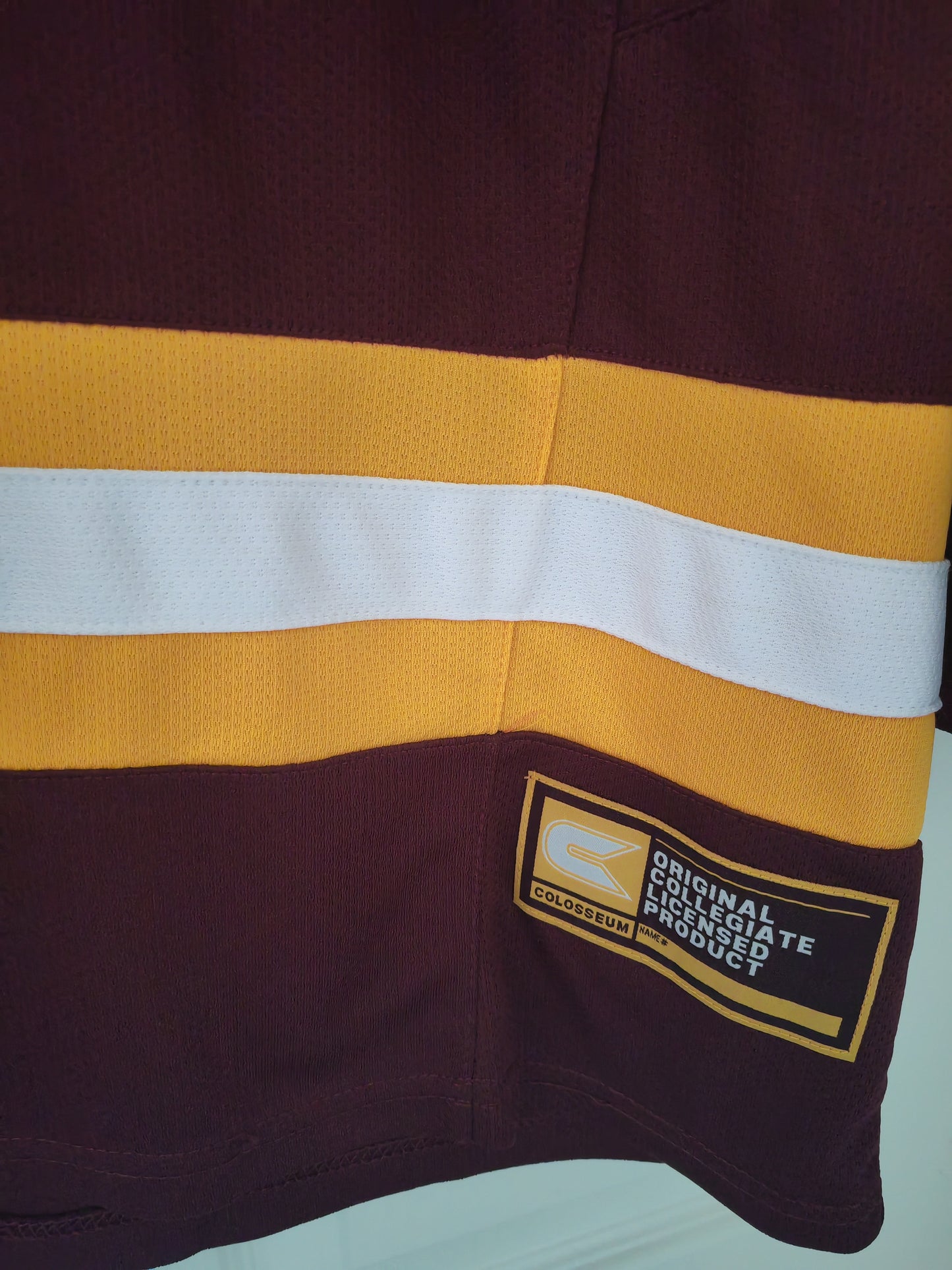 Colosseum Minnesota Golden Gophers NCAA Hockey Jersey, Burgundy, Size Medium