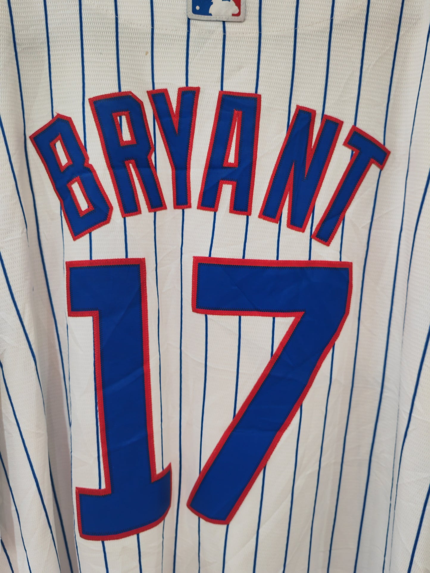 Majestic Chicago Cubs MLB Jersey, #17 Bryant, White, Size XXL