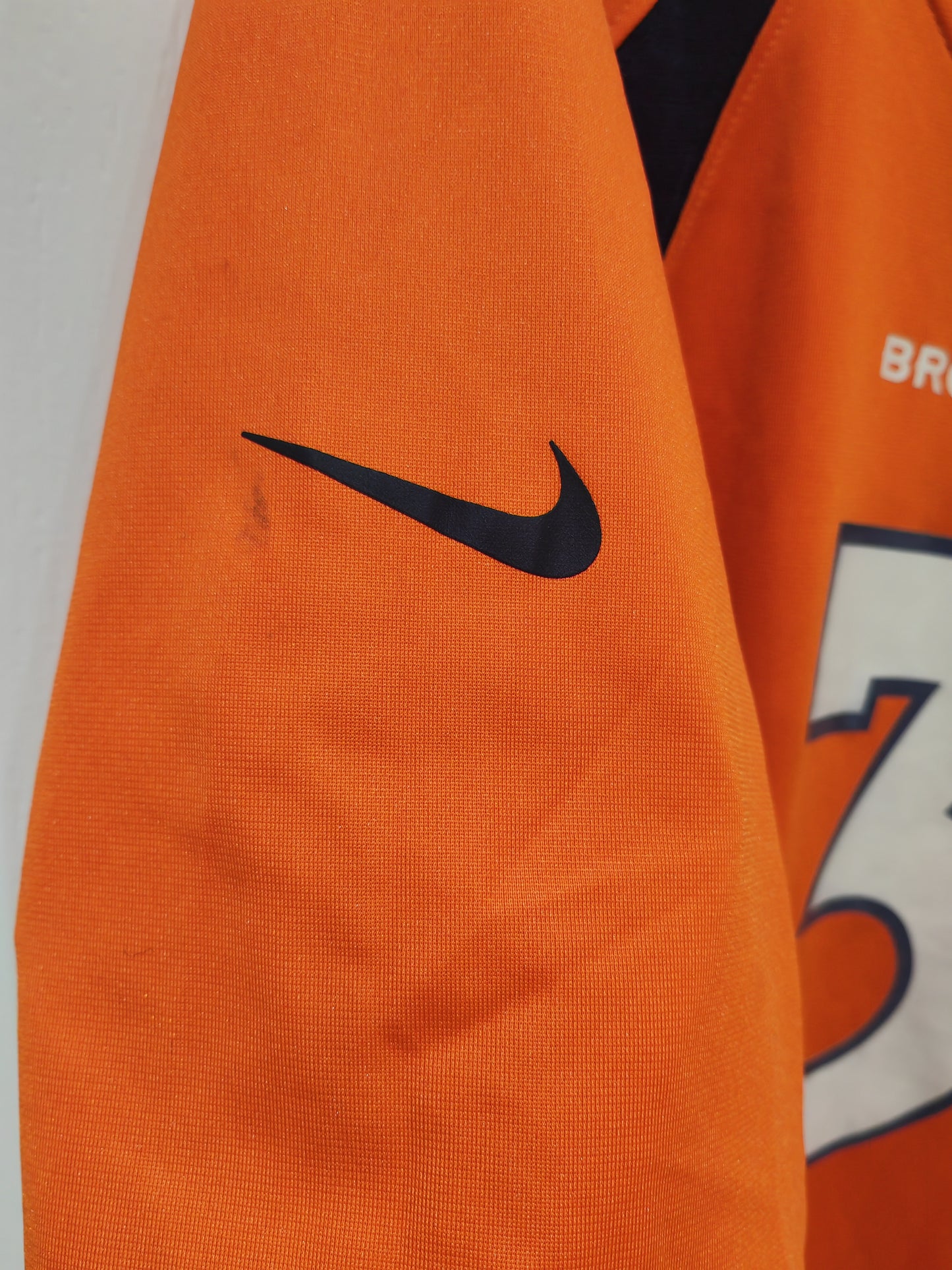 Nike Denver Broncos NFL Jersey, #3 Wilson, Orange, Size Medium