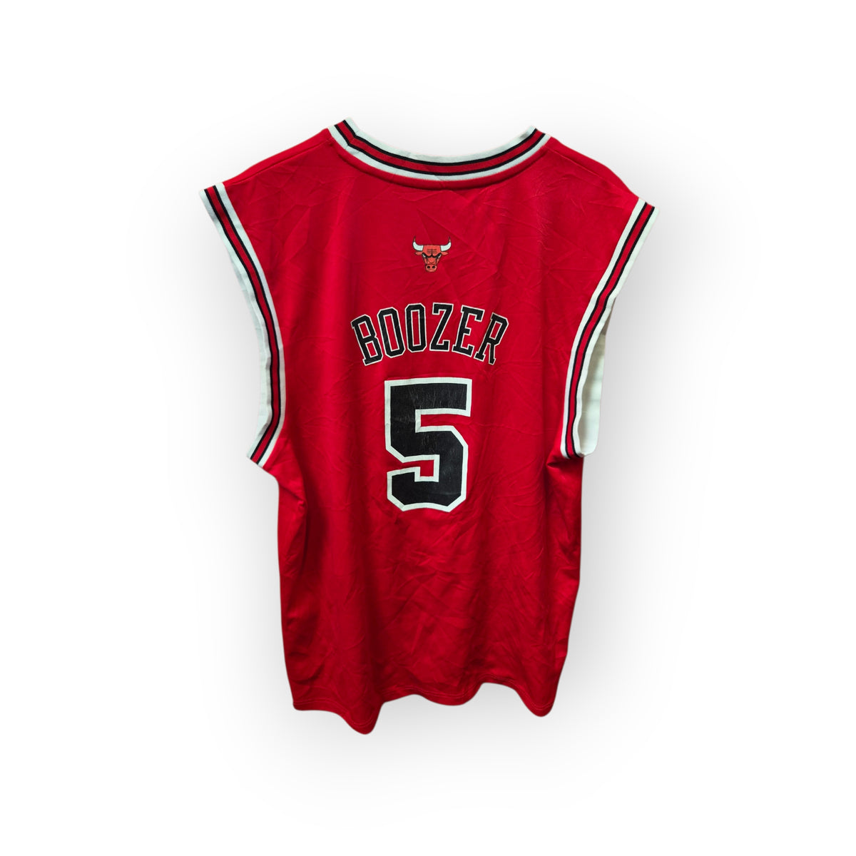 Adidas Chicago Bulls NBA Jersey. #5 Boozer, Red, Size Large