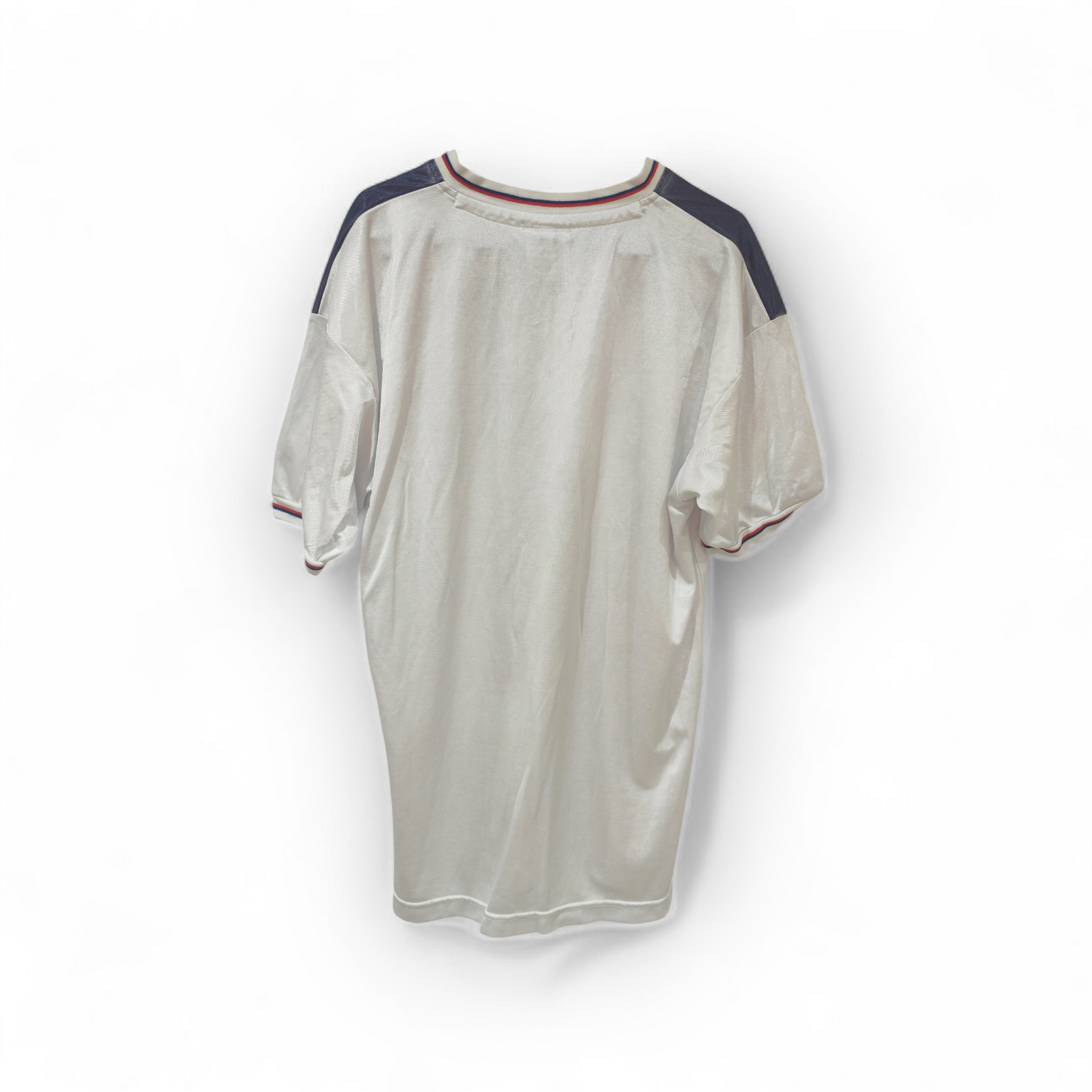 Score Draw Official Remake 1982 England Short Sleeve Home Shirt, White, Size Medium