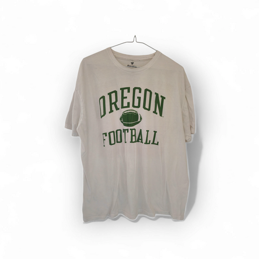 Fanatics Oregon Ducks Football Short Sleeve T Shirt, #21 Flowers, White, Size XL