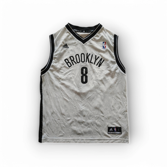 Youth Adidas Brooklyn Nets NBA Jersey, #8 Williams, White, Size YL